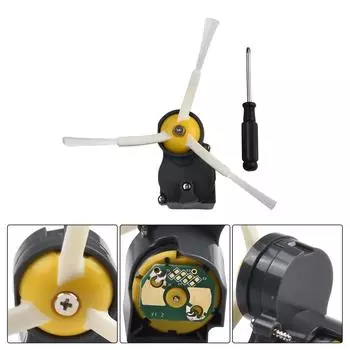 Боковая щетка Нескользящая Заменить отвертку Модуль двигателя боковой щетки