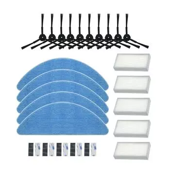 Боковая щетка, основной пылевой фильтр, Hepa-фильтр, накладка для швабры для chuwi ilife v5 v5s V3 V3s v5 pro V50 V55 x5, детали робота-пылесоса