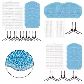 Боковая щетка с фильтром для бытовых принадлежностей LCrock, ткань для швабры A