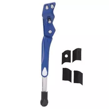 Боковая стойка для велосипеда Водонепроницаемая Регулируемая длина Мягкие накладки из алюминиевого сплава Подножка для велосипеда