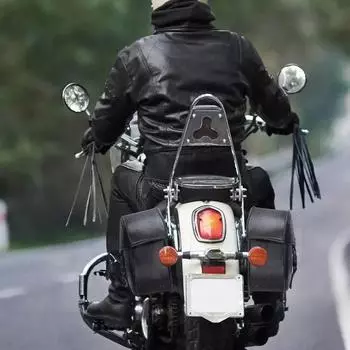 Боковая сумка для мотоцикла в стиле ретро, кожаный чемодан, водонепроницаемая и износостойкая сумка для хранения инструментов, сумка на заднее сиденье, сумка для мотоциклиста