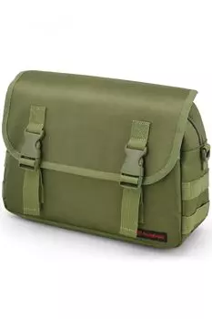 Боковая сумка Henly Begins Daytona для мотоцикла 6 л, совместимая с боковой седельной сумкой глушителя, зеленая 30816 DHS-22 зелёный