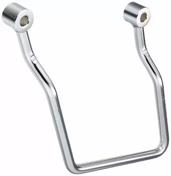 Боковая сумка Kijima Bike Parts, стальная, вулканическая, левая, хромированная, 400/800, стандартная/классическая, 210-4592
