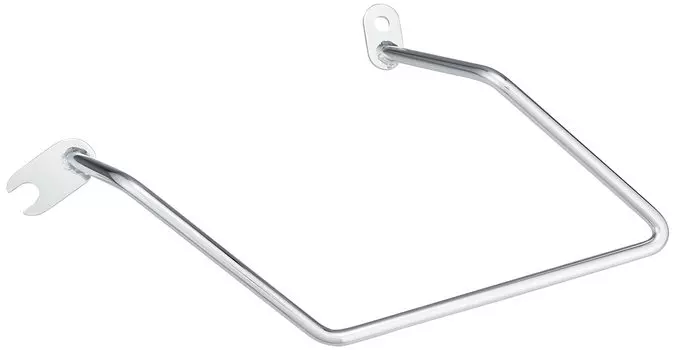 Боковая сумка Kijima Bike Parts, стальная хромированная отделка, левая сторона SR400/500 210-461