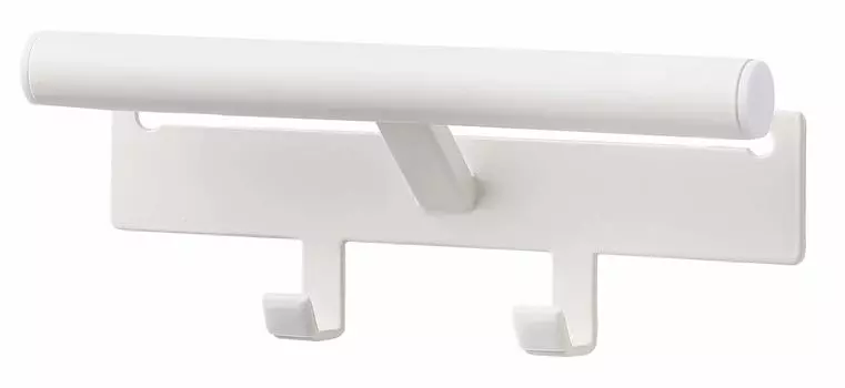 Боковая вешалка для школьного ранца и рюкзака Yamazaki Jitsugyo Color Box, цвет белый, приблизительно. W26XD6.5XH10.5cm Tower Хранение мелких предметов Простая установка 5316