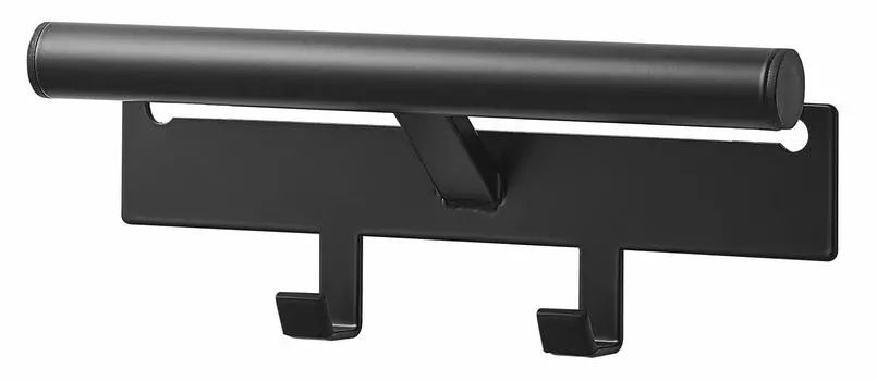 Боковая вешалка для школьного ранца и рюкзака Yamazaki Jitsugyo Color Box, цвет черный, приблизительно. W26XD6.5XH10.5cm Tower Хранение мелких предметов Простая установка 5317