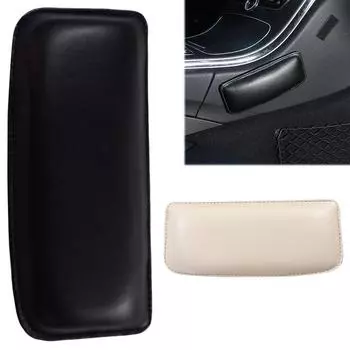 Боковая защитная накладка на центральную консоль двери Кожаная накладка на подлокотник автомобиля Удобная мягкая накладка на центральный пульт управления двери leather шампанского