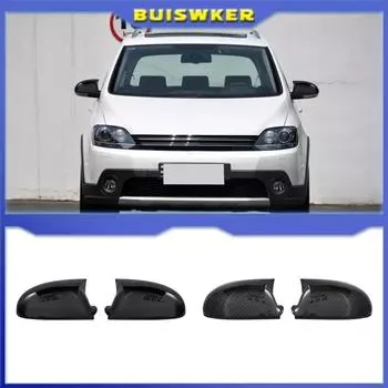 Боковая зеркальная крышка Bat для Golf 5 VW 2003-2009 GTI R32, автомобильные аксессуары, блестящее пианино, черный тюнинг, автоспорт, дизайн летучей мыши TSI TDI FSI