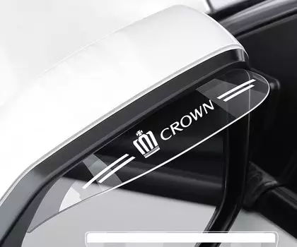 Боковина зеркала непромокаемая снегонепроницаемая наклейка козырек щиток простая установка прозрачный прочный (коронка) [Продукт]