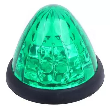 Боковой габаритный фонарь автомобиля 12 В 24 В, автоматический габаритный фонарь, задний фонарь, сигнальный фонарь, указатель поворота, предупреждение о парковке зелёный