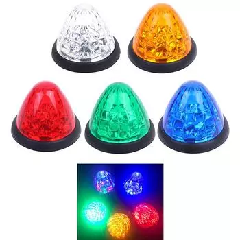 Боковой габаритный фонарь автомобиля 12 В 24 В, автоматический габаритный фонарь, задний фонарь, сигнальный фонарь, указатель поворота, предупреждение о парковке синий