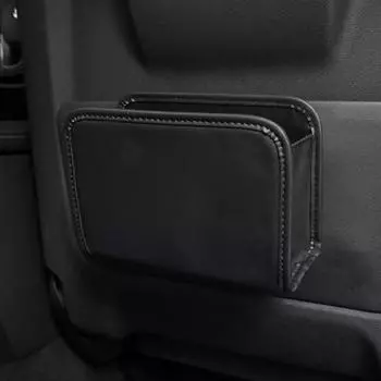 Боковой органайзер для автомобильного сиденья, кожаный держатель для хранения автомобильного сиденья, карман для хранения автомобильного сиденья, органайзер для сиденья, портативный складной коричневый
