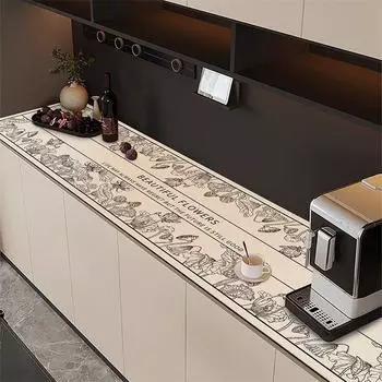 Боковой шкаф для телевизора, коврик для стола, защитный коврик для столешницы, шкаф для обуви, винный шкаф, грязная скатерть, коврик для крыльца 40x170cm