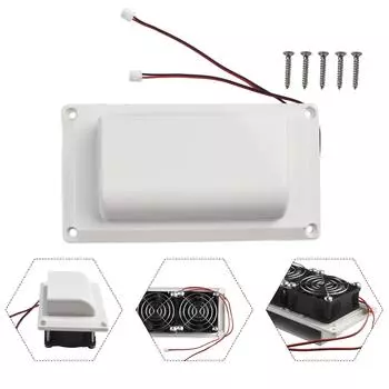 Боковой воздушный вентилятор Вытяжной вентилятор 6 Вт Воздушный вентилятор охлаждения Вентиляционный вентилятор чёрный