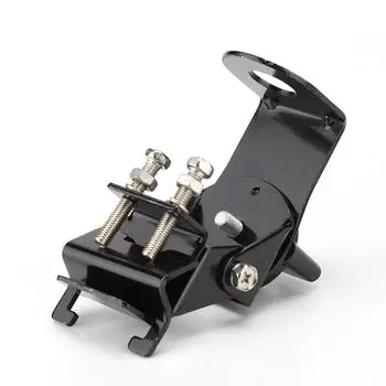 Боковой зажим из нержавеющей стали RB56 для большой автомобильной радиоантенны VHFUHF и средней HF (черный)