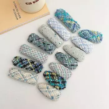 Боковой зажим, заколка для взрослых, аксессуар для волос, модный классический зажим для челки, сломанные волосы Bb 9*3cm