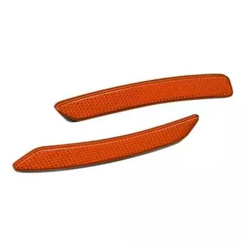 Боковые габаритные наклейки для автомобиля Предупреждающие светоотражающие полосы Внешние наклейки на колеса автомобиля Наклейки на автомобильные отражатели красный