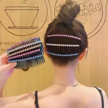 Боковые гребни для волос Французская расческа для волос с прямыми зубцами Заколки для волос Боковая расческа для волос Свадебная фата Расческа Аксессуары для волос Головные уборы