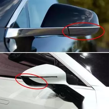 Боковые крышки основания зеркала заднего вида, крышка нижнего держателя наружного зеркала двери, подходит для Tesla Model Y 2020-2024, автомобильные аксессуары