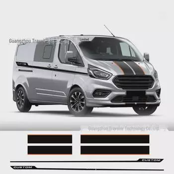 Боковые наклейки на двери и капот Ford Transit Tourneo Camper
