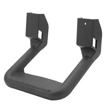 Боковые подножки для грузовиков, комплект из литого алюминия с черным порошковым покрытием, прочная противоскользящая накладка для подножки, подходит для замены