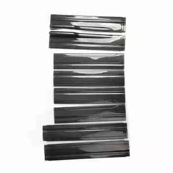 Боковые юбки автомобиля 2M/78.7inch Задние боковые юбки Крылышки Диффузоры для боковых юбок автомобиля Боковые юбки Расширение чёрный