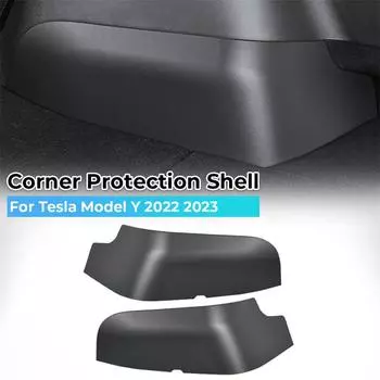 Боковые защитные ограждения для багажника автомобиля Tesla Model Y 2025 2025 TPE, защитная оболочка из пуха и кожи для защиты углов, защитная оболочка для заднего багажника автомобиля Other&Four Seasons