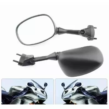 Боковые зеркала заднего вида для мотоцикла Kawasaki NINJA ZX10R 2004 2005 2006 2007 2008 2009 2010 ZX6R ZX-6R 2005 2006 2007 2008 чёрный