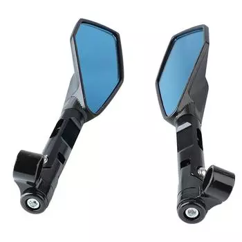 Боковые зеркала заднего вида, прочные боковые зеркала из алюминиевого сплава для мотоциклов, универсальные для электромобилей