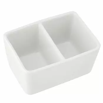 Bokuundo Brush Washer Square Ceramic 12 см 26504 2-отверстия