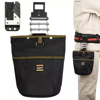 Bokuyoku Waist Nail Removable Tool Easy to Attach and Lightweight Tool Screw Small Made of 1680D Oxford Waterproof and Ideal for and Fishing