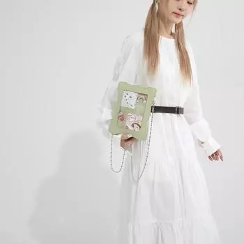 Боль мешок ins ветер небольшой еда количество мода трендовый цепь лето новый минималистский ветер маленькая квадратная сумка студенческая вечеринка косой пролет маленькая сумка чёрный