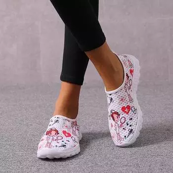 Больница использует легкую противоскользящую хирургическую обувь, мокасины для кормления для женщин, большие размеры 35-43 35 белый