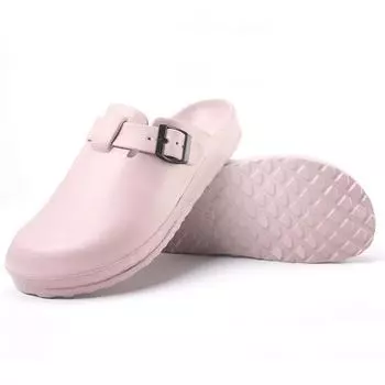 Больничные медицинские тапочки, женские сабо для медсестер, медицинская обувь для врачей, сабо для кормления, нескользящая обувь из ЭВА, специальные рабочие тапочки 36 чёрный