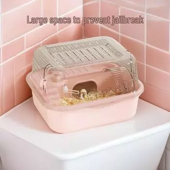 Большая акриловая клетка для хомяков - Golden Bear Luxury Pet Habitat Square hamster cage белый