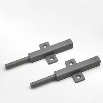 Большая эластичная панель двери шкафа с отскоком и выдвижным ящиком с гравитационным отскоком серый/моря