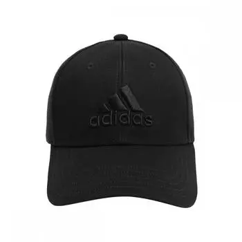 Большая бейсболка ADIDAS в тон HZ3045 ЧЕРНАЯ