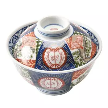 Большая чайная чаша с крышкой Nishikikozakura, чаша x для коммерческого использования в Японии, крышка, 5,0 [15,8 11,5 см] рестораны, гостиницы, столовые приборы, рестораны,