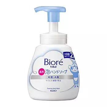 [Большая емкость] Biore U Foaming Hand Soap Pump 500 мл Мягкий цитрусовый аромат, который не оставит запаха на ваших руках 500 мл (х 1)
