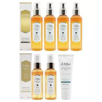[Большая емкость] d Alba Season 5 Royal Mist Serum 4 x 160 мл + 2 x 60 мл + Vital Cream