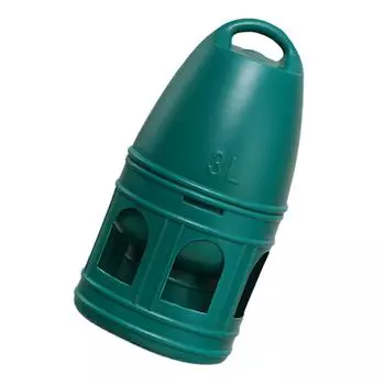 Большая емкость диспенсера для воды для птиц для перепелов, волнистых попугайчиков, голубей, голубей с подвесной ручкой и удобным для переноски дизайном 3 л/5 л 3 зелёный