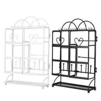 Большая емкость для ожерелья, браслета, подвески, ювелирных изделий, органайзер, подставка для дисплея Black