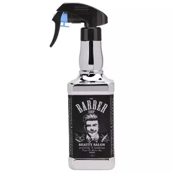 Большая емкость для распыления тумана, лейка, непрерывные многоразовые бутылки для салона серебряный