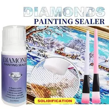 Большая емкость герметик для алмазной живописи 5D алмазная живопись художественный герметик для алмазной живописи пазлы 60ml
