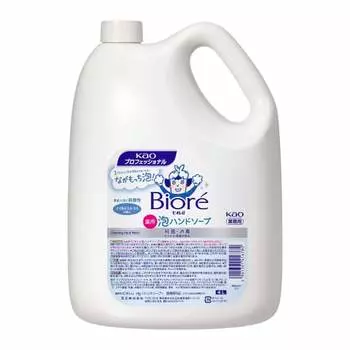 [Большая емкость] Kao Pro Series Kao Biore U Foam Hand Soap 4L Коммерческое использование Мягкий цитрусовый аромат Kao Professional Services