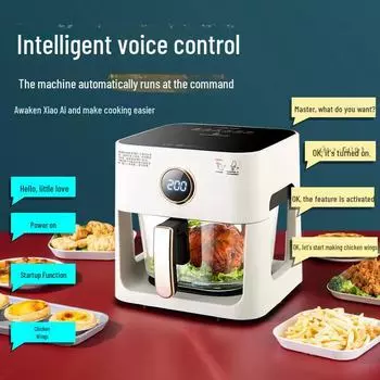 Большая емкость Smart Air Fryer - многофункциональная электрическая машина для жарки и приготовления картофеля фри