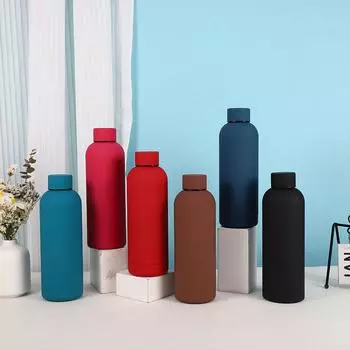 Большая емкость Yan Value, маленькая бутылочка с горлышком, американская спортивная кружка на открытом воздухе, двойная чашка для воды из нержавеющей стали 500ml