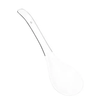 Большая фарфоровая ложка белая многоцелевая длинная ручка керамическая ложка для каши для дома ресторана