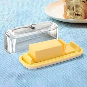 Большая герметичная масленка с крышкой и ножом-распределителем для Восточной и Западной Европы