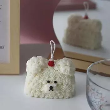 Большая голова медведя, белый медведь, силиконовая форма, ароматическая пластырь, форма для свечей для изготовления свечей, сделай сам, рождественская форма, украшение дома